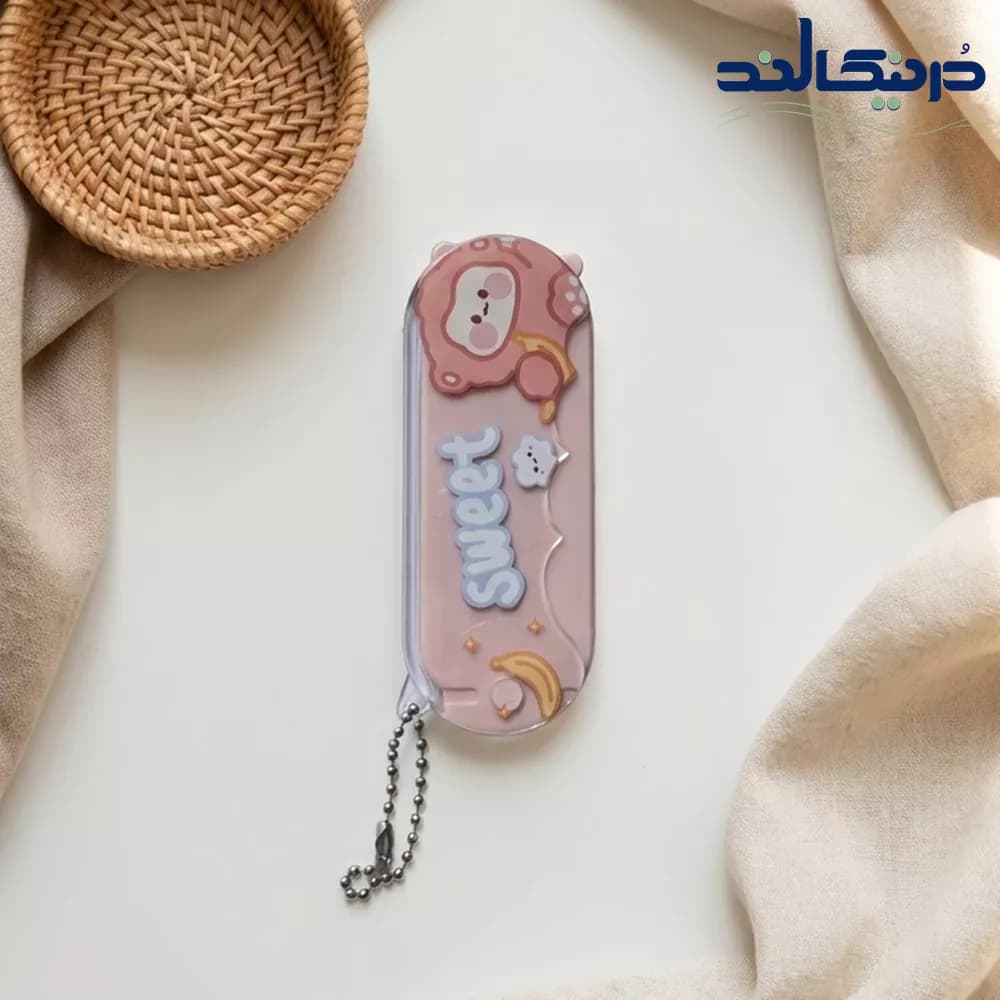 شانه آینه دار جیبی دخترانه — تصویر ۶