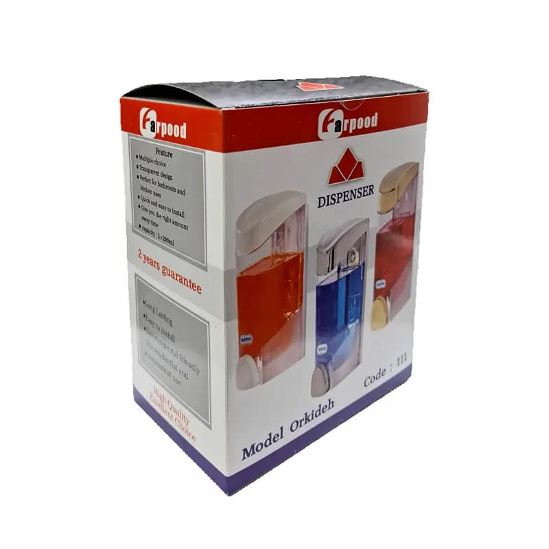جا مایع ارکیده دوقلو کروم فرپود F091 — تصویر ۹
