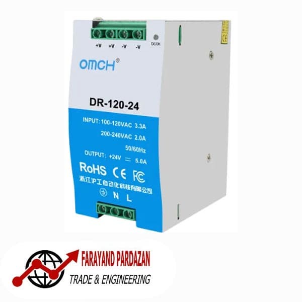 منبع تغذیه OMCH DR-120-24 — تصویر ۶