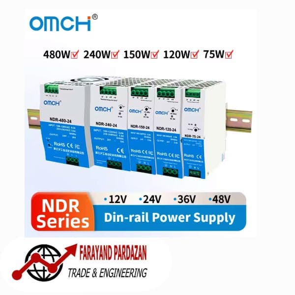 منبع تغذیه OMCH NDR-120-24 — تصویر ۴