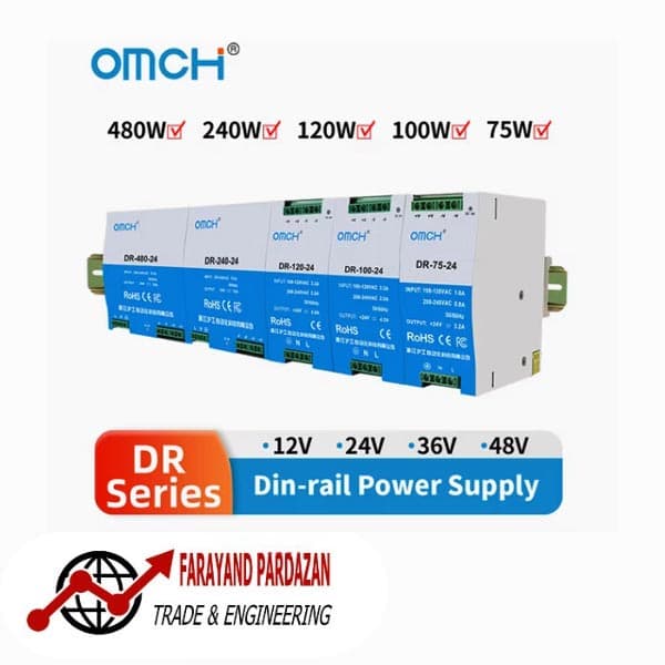 منبع تغذیه OMCH DR-100-24 — تصویر ۶