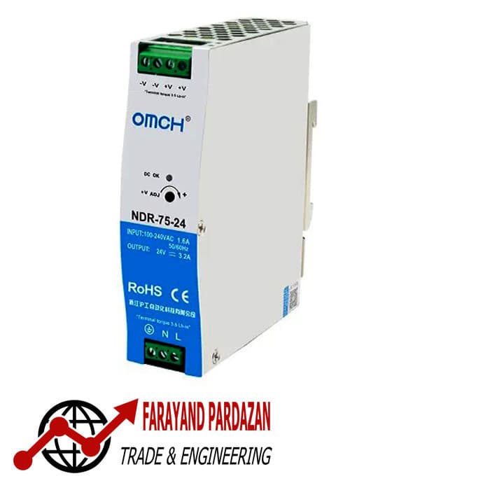 منبع تغذیه OMCH NDR-75-24 — تصویر ۶