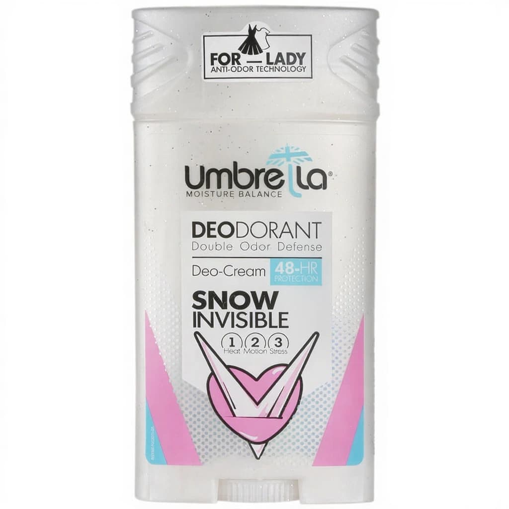 استیک ضد تعریق زنانه آمبرلا مدل SNOW Invisible – حجم ۹۰ میلی‌لیتر — تصویر ۲