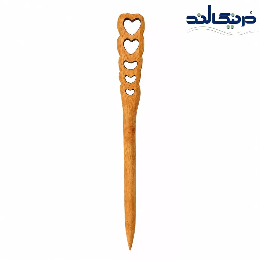 کانزاشی چوبی طرح قلبی