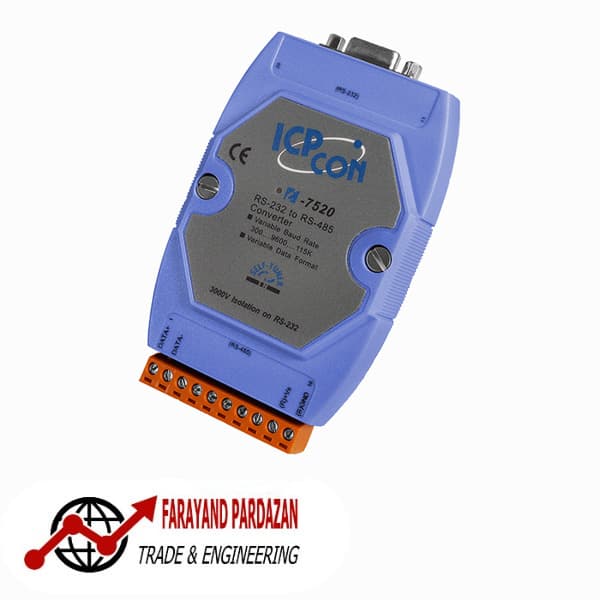 مبدل شبکه RS-232 TO RS-485 سری I-7520