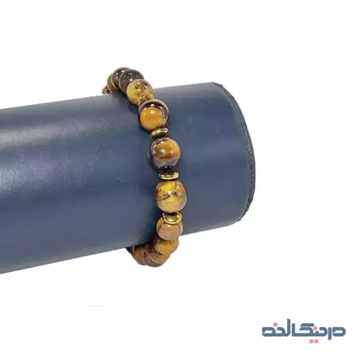 دستبند چشم ببر با سنگ طبیعی Eye Tiger + اصل — تصویر ۲