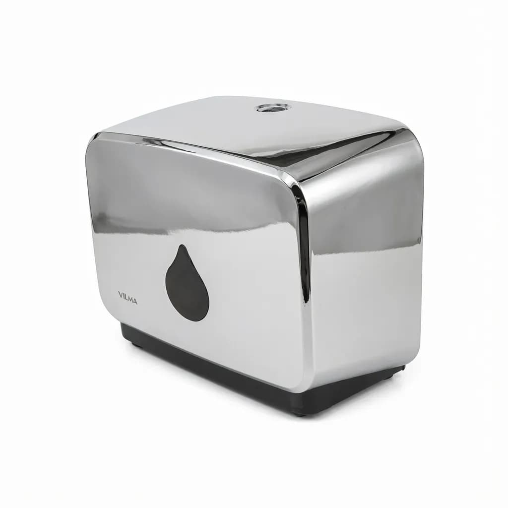 جا دستمال دیواری دیانا کروم ویلما F046 — تصویر ۲