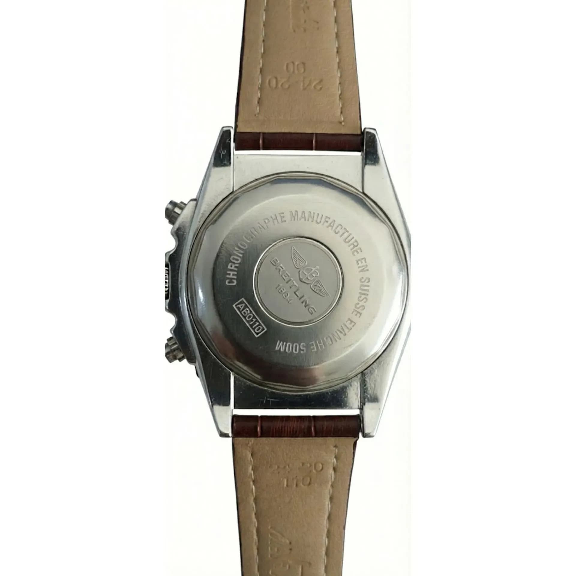 ساعت مچی برایتلینگ بنتلی 1884 مدل BREITLING AB0110 depose سه موتوره تقویم دار کد 908 — تصویر ۵