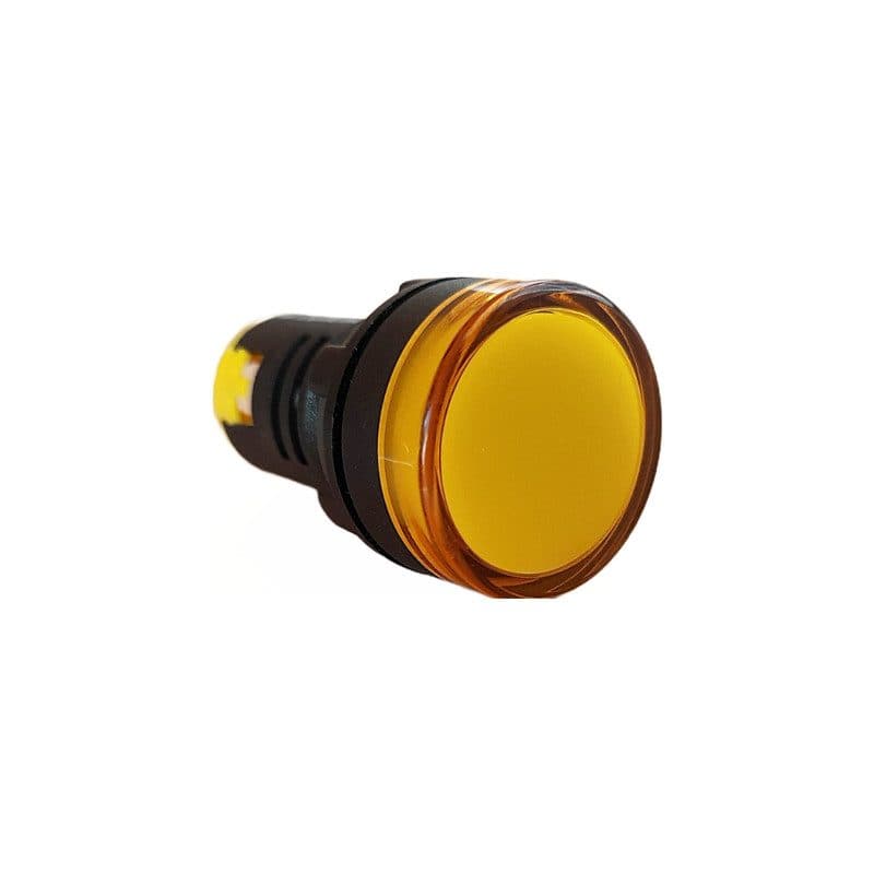چراغ سیگنال تابلو برق صنعتی زرد 22میلیمتر 220v