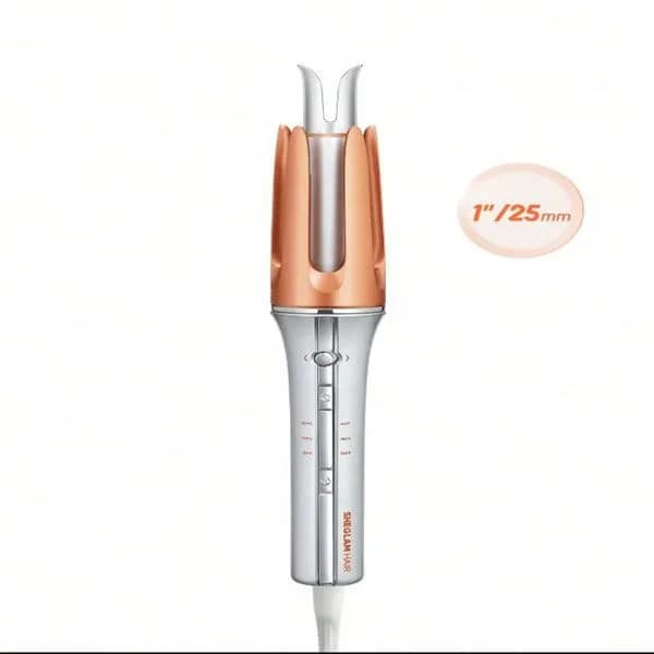 دستگاه فر مو کرلی سایز 25میلی اصل و اورجینال پک جدید(hair It Curl One Touch Instant Curler) — تصویر ۸
