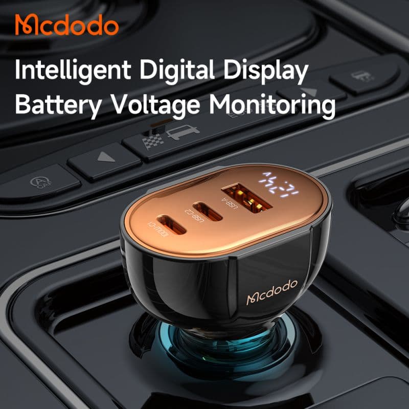 شارژر فندکی 3 پورت 100W مدل MCDODO CC-2310 — تصویر ۸