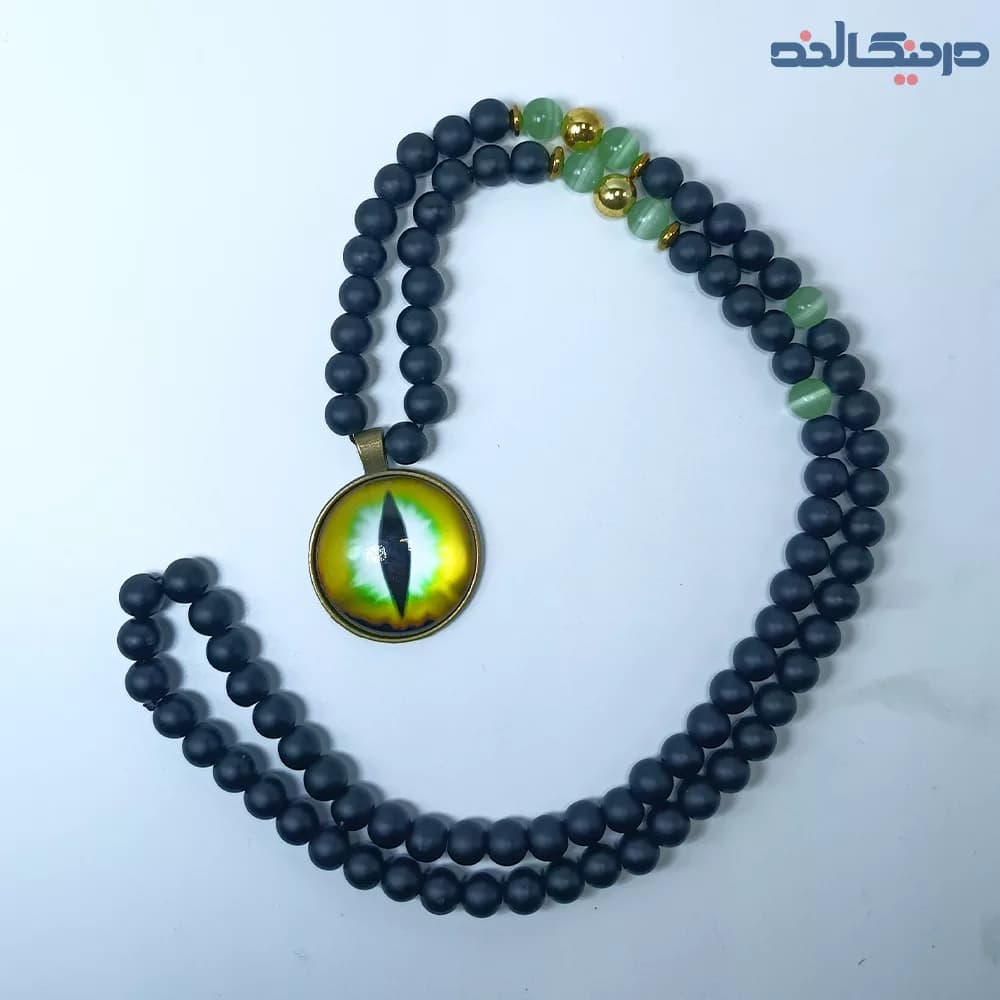 گردنبند چشم زرد