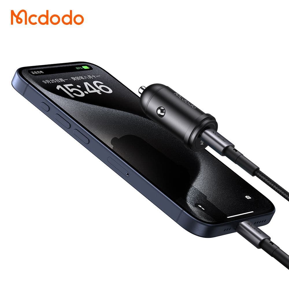 شارژر فندکی 30W مدل MCDODO CC-7493+کابل شارژ — تصویر ۷