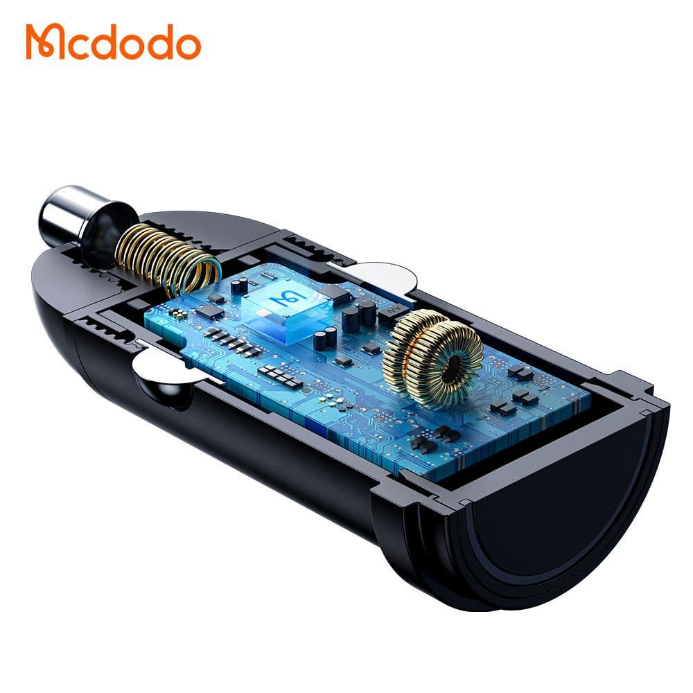 شارژر فندکی 30W مدل MCDODO CC-7493+کابل شارژ — تصویر ۶