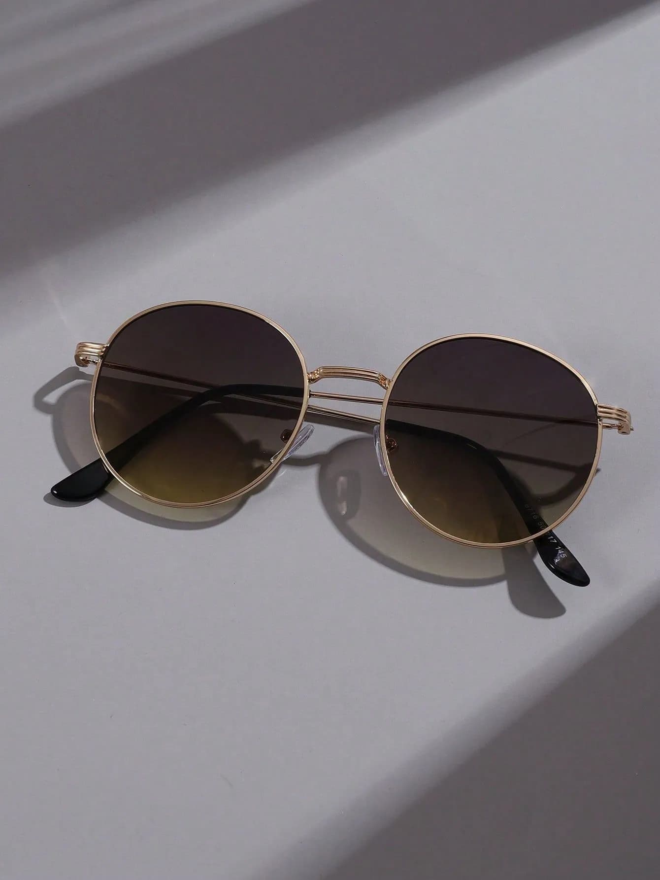 عینک آفتابی گرد عینک آفتابی دایره ای گرادینت مردانه زنانه کد 21 — تصویر ۴