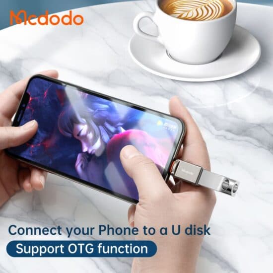 تبدیل OTG لایتنینگ به USB-A مدل MCDODO OT-8600 — تصویر ۱۱