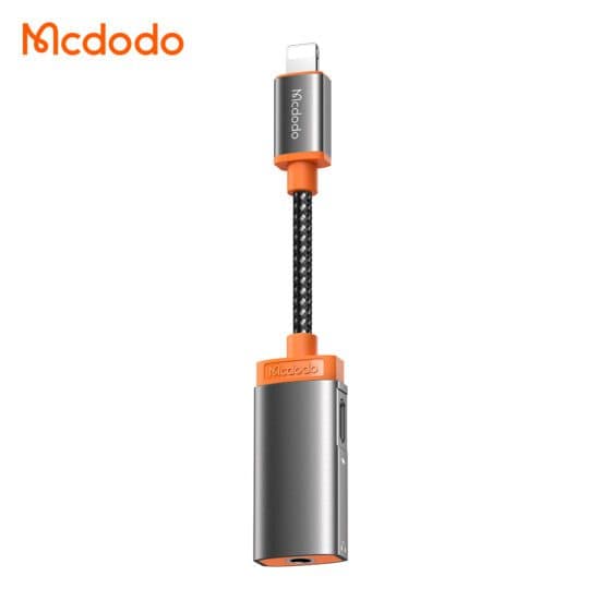 تبدیل lightning به جک 3.5 میلیمتری AUX و پورت lightning مک دودو مدل CA-6710 — تصویر ۳