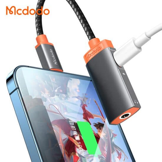 تبدیل lightning به جک 3.5 میلیمتری AUX و پورت lightning مک دودو مدل CA-6710 — تصویر ۶
