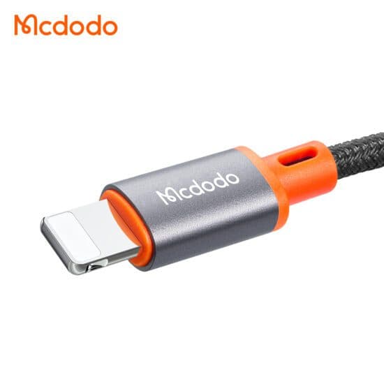 کابل تبدیل فنری lightning به جک 3.5mm هدفون AUX مکدودو MCDODO CA-0890 طول 1.8 متر — تصویر ۱۱