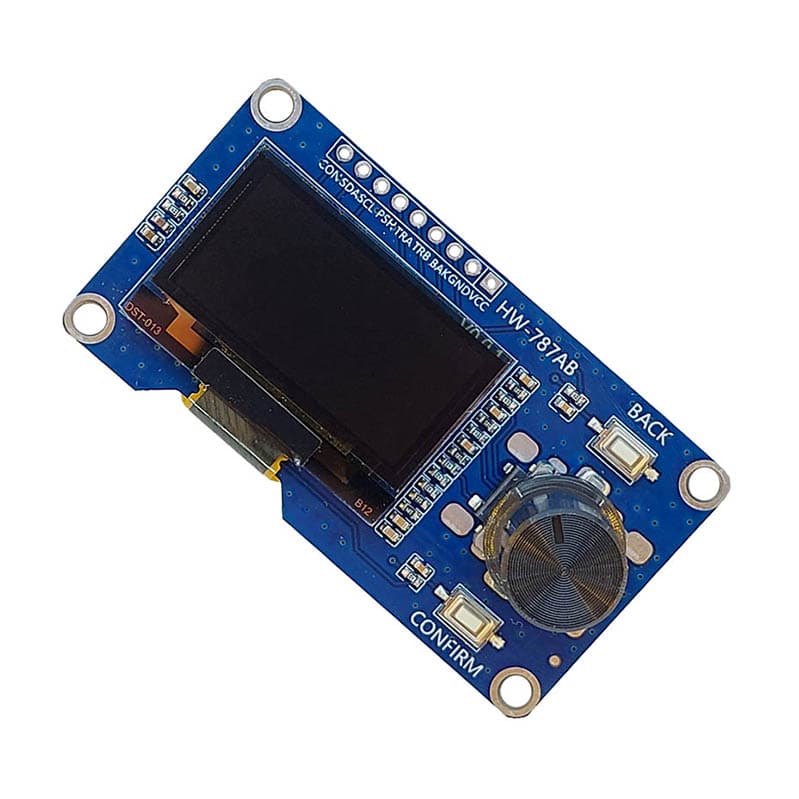 ماژول نمایشگر OLED رنگی 1.3 اینچ با انکودر چرخشی EC11 و رابط I2C — تصویر ۶