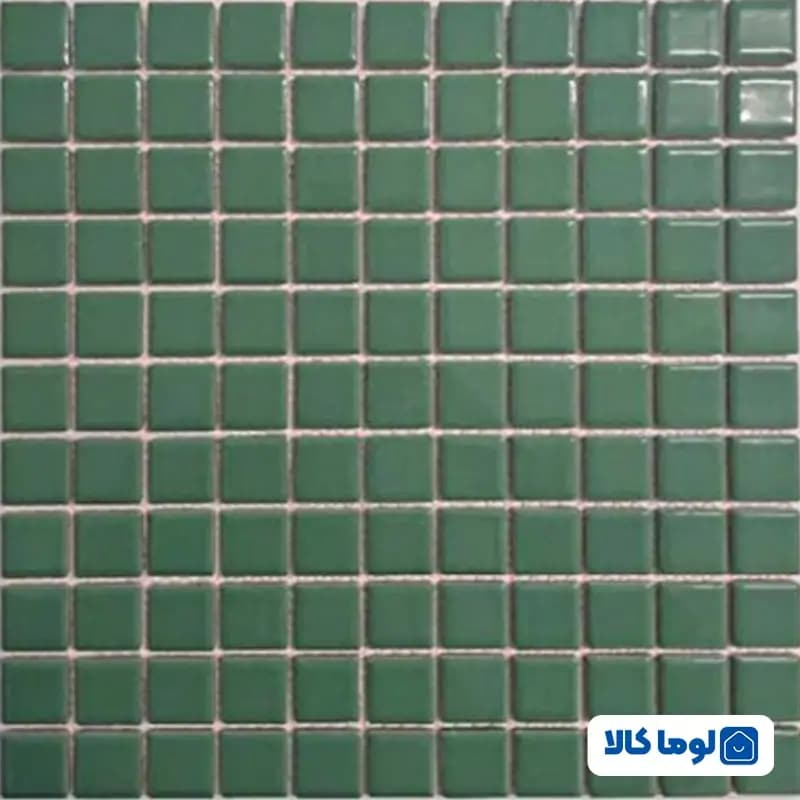 کاشی استخری گهرفام طرح TEAL5 | سبز زمردی مدرن