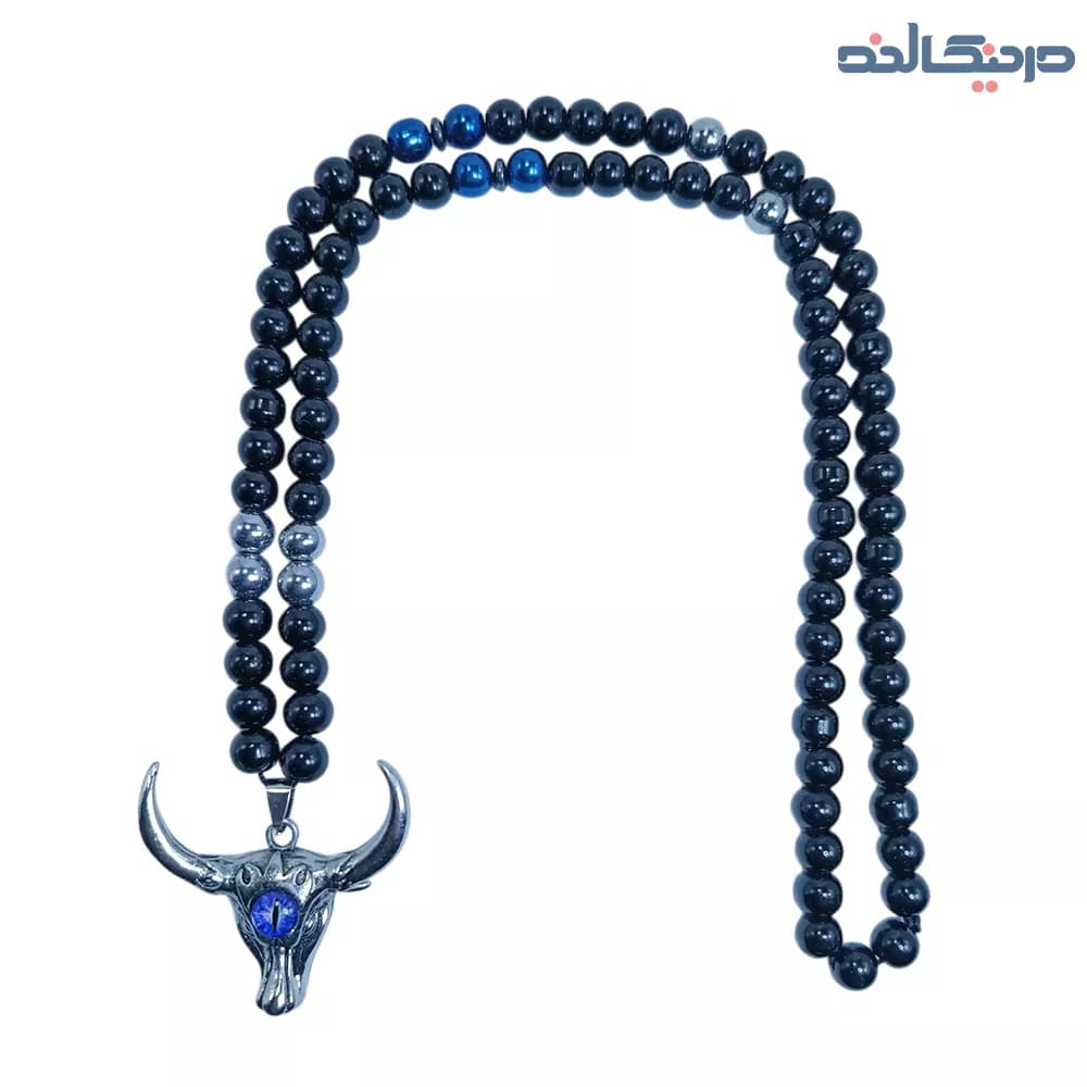 گردنبند سنگی طرح سر گاو — تصویر ۶
