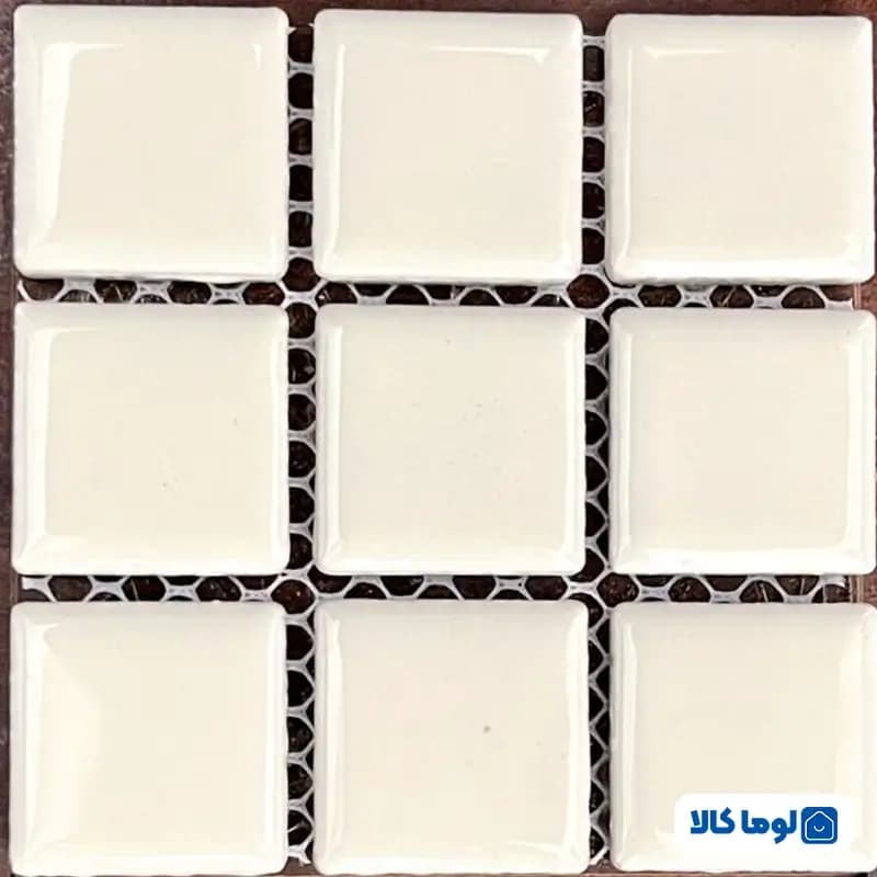 کاشی استخری گهرفام طرح BONE1 | کرم روشن شیک — تصویر ۳