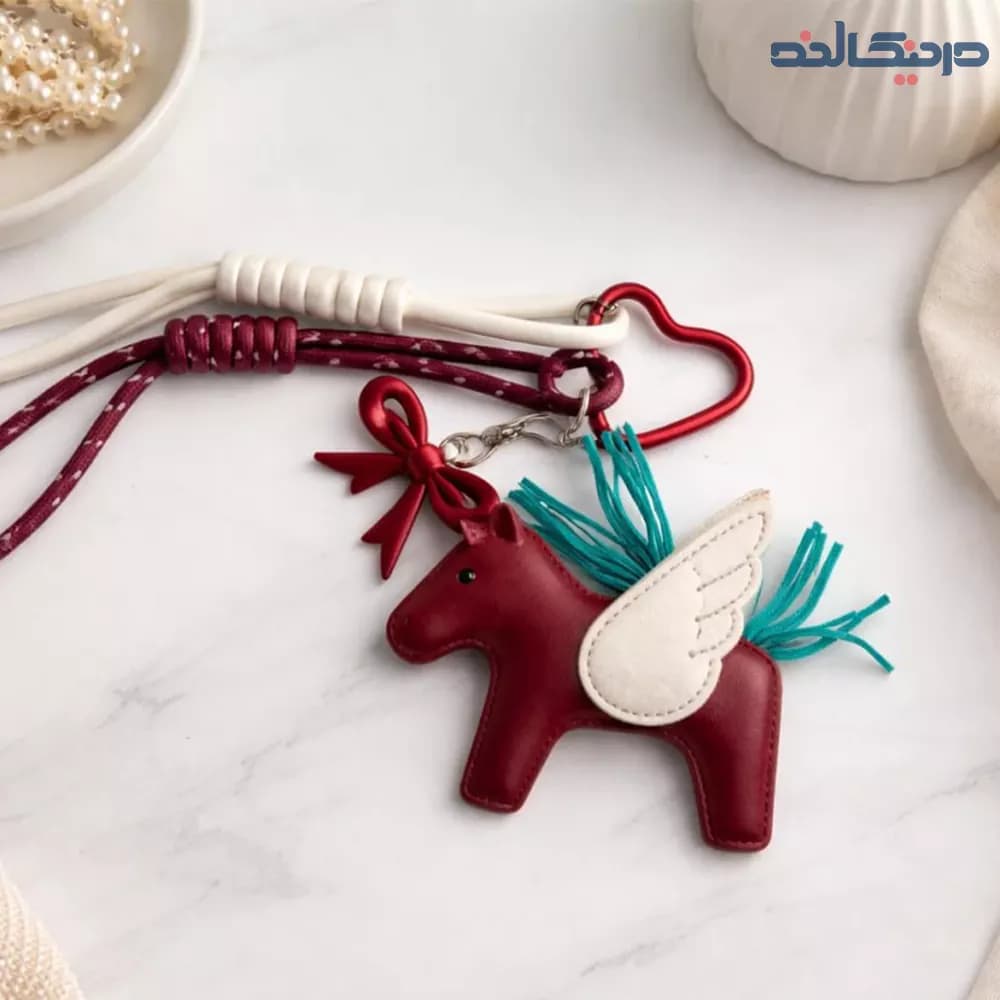 چارم بگ تک شاخ زرشکی