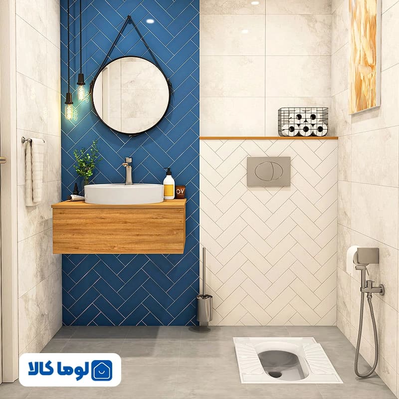 توالت ایرانی چینی کرد مدل تخت اریکا — تصویر ۲