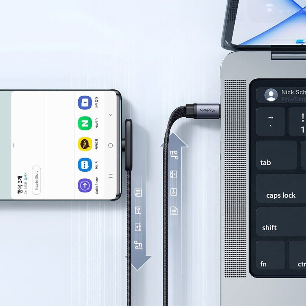 کابل fast charge تایپ سی به تایپ سی 65 وات مک دودو مدل CA-3360 طول 1.2 متر — تصویر ۱۰