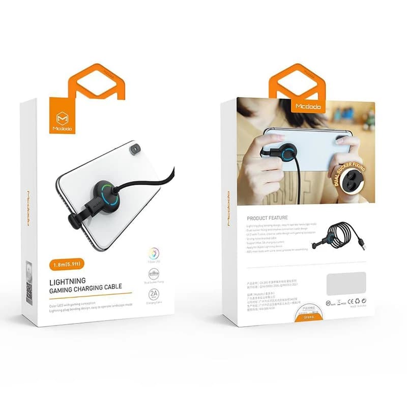 کابل تبدیل USB به Lightning مک دودو مدل CA-5951 طول 1.8 متر — تصویر ۷