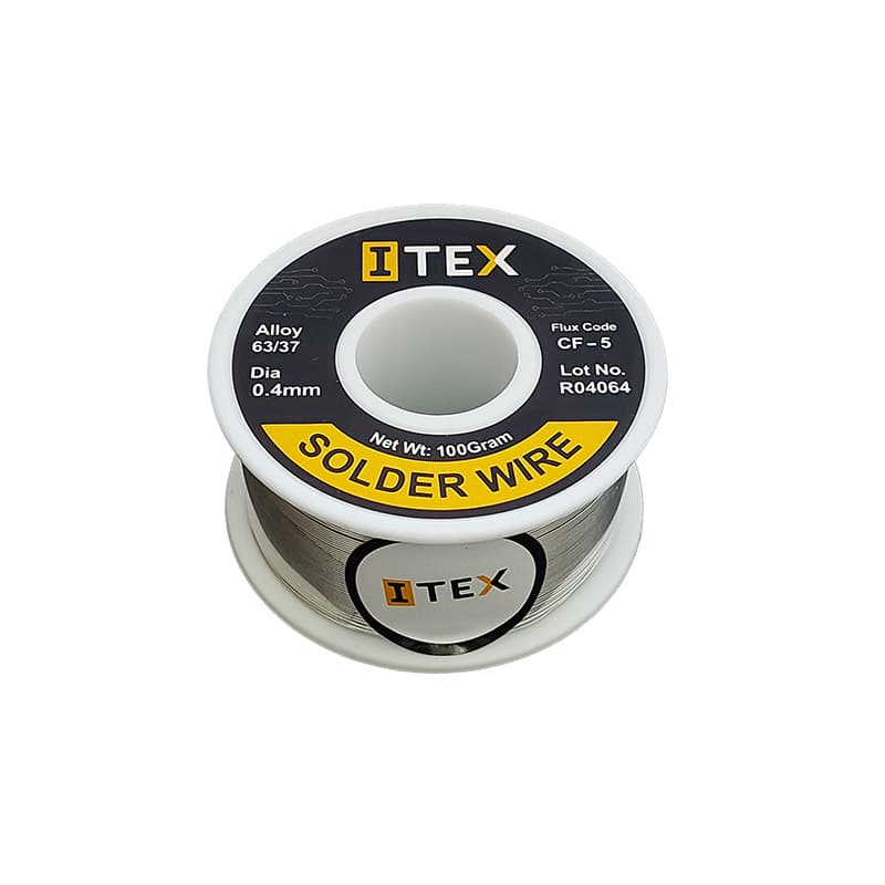 سیم قلع ITEX با وزن 100 گرم و قطر 0.4 میلیمتر {نمایندگی پخش برند ITEX} — تصویر ۳