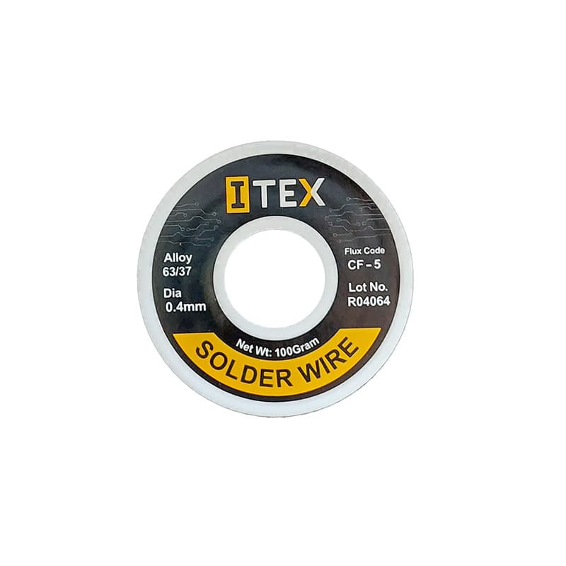 سیم قلع ITEX با وزن 100 گرم و قطر 0.4 میلیمتر {نمایندگی پخش برند ITEX} — تصویر ۴