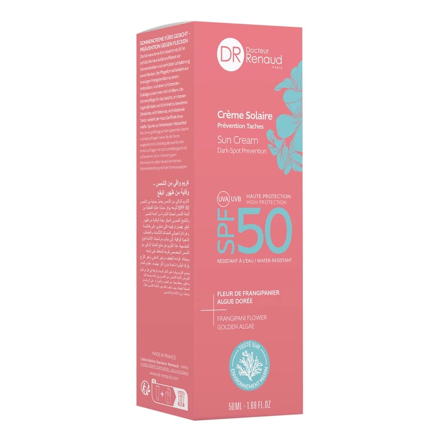 کرم ضدآفتاب و ضدلک SPF50+ صورت dr.Renaud 50ml — تصویر ۳