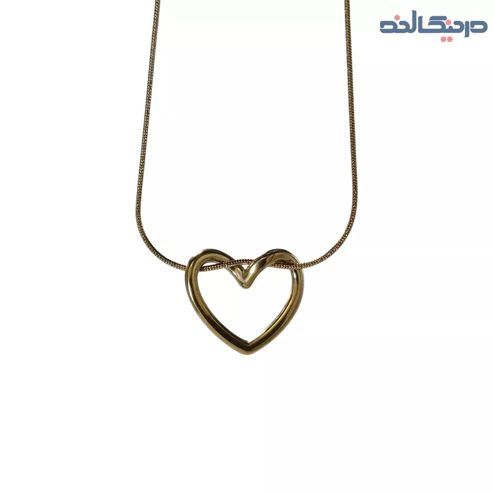 گردنبند قلب توخالی مینیمال