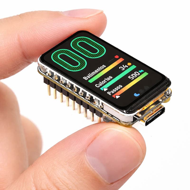 برد توسعه ESP32-C6 با نمایشگر LCD 1.47 inch و چراغ RGB — تصویر ۴