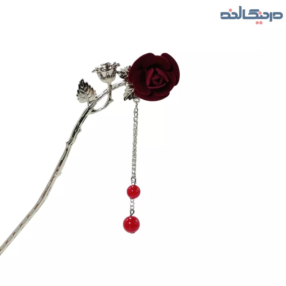 کانزاشی فلزی گل سرخ مخملی