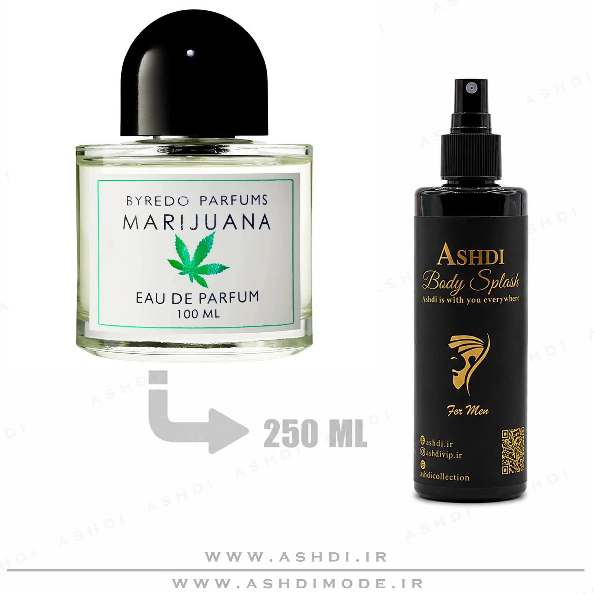 بادی اسپلش بایردو ماری جوانا 250میل | Byredo Marijuana Body Splash — تصویر ۲