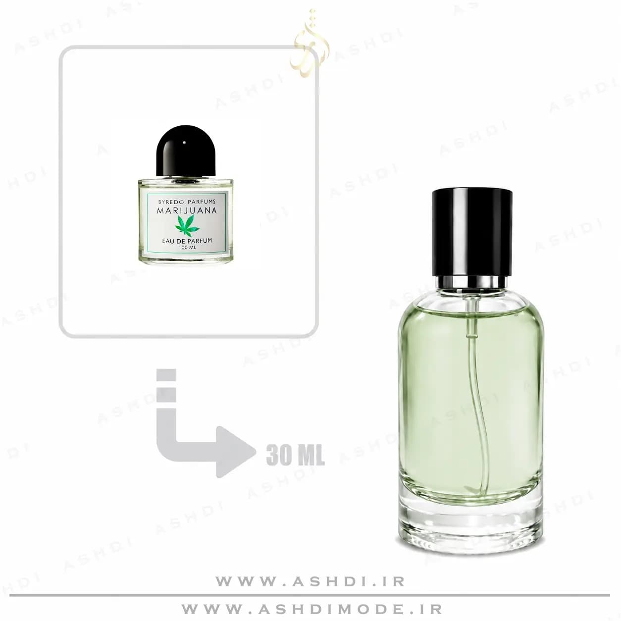 عطر ادکلن بایردو ماری جوانا 30 میل اشدی | Byredo Marijuana 30ml ASHDI