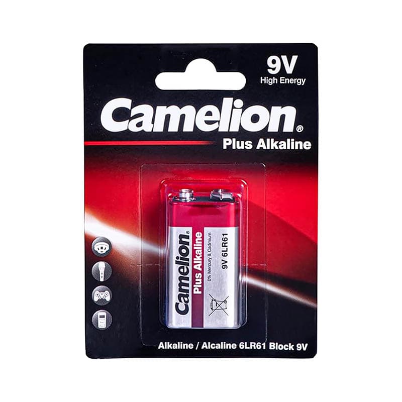 باتری کتابی کملیون آلکالاین 9 ولت camelion — تصویر ۳