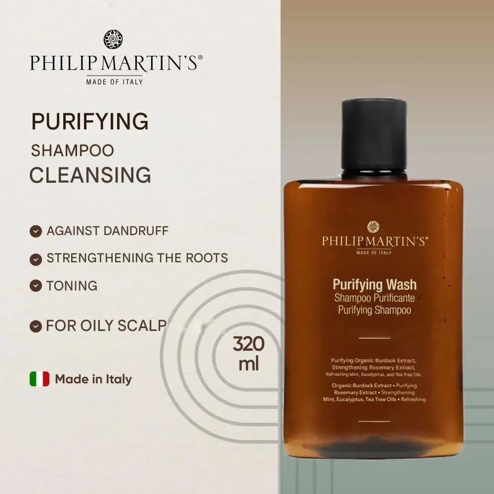 شامپو purifying ضد ریزش و کنترل چربی 320 میل فلیپ مارتینز — تصویر ۴