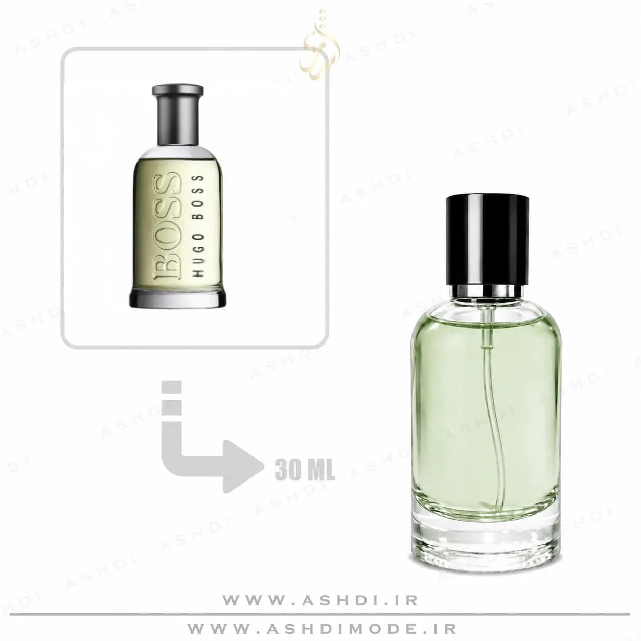 عطر ادکلن هوگو باس باس باتلد 30 میل اشدی | HUGO BOSS Boss Bottled Extra Parfum 30ml ASHDI