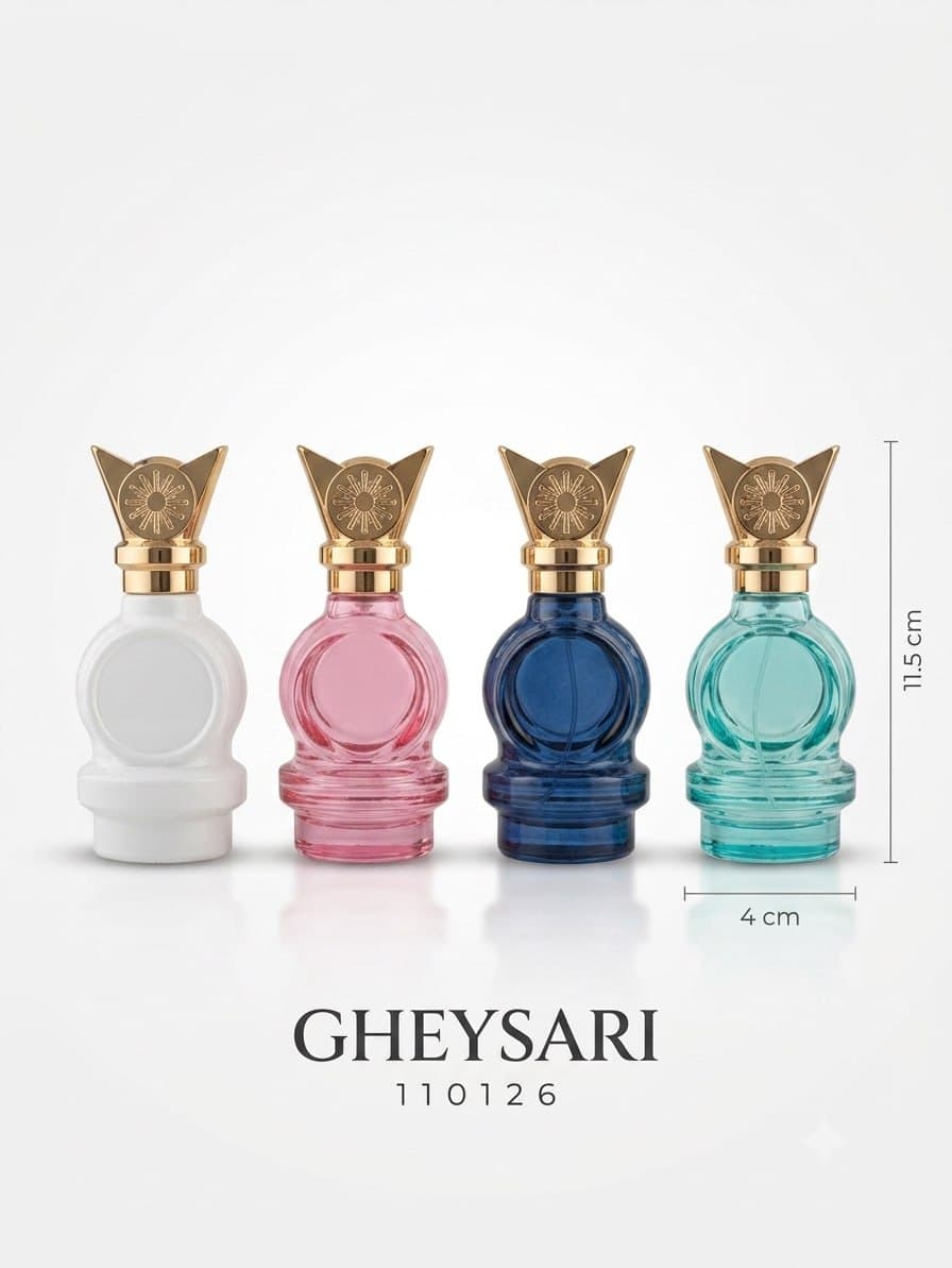 شیشه عطر ویکتوریا رنگی 50 میل — تصویر ۲