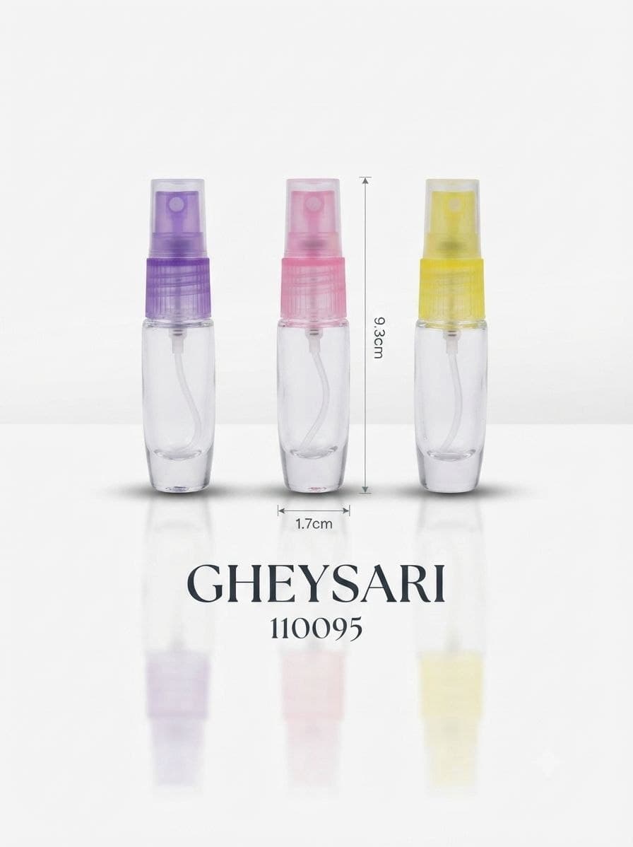 شیشه عطر خمره ای درب پلاستیکی 12 میل