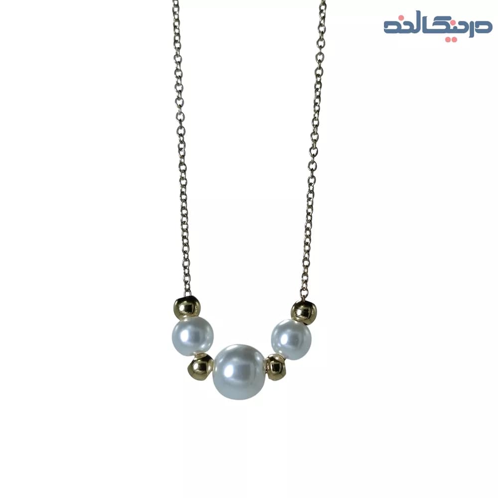 نیم‌ ست گردنبند و گوشواره مرواریدی کد 52