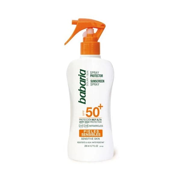 اسپری ضدآفتاب SPF 50 پوست حساس باباریا 200 میل — تصویر ۷