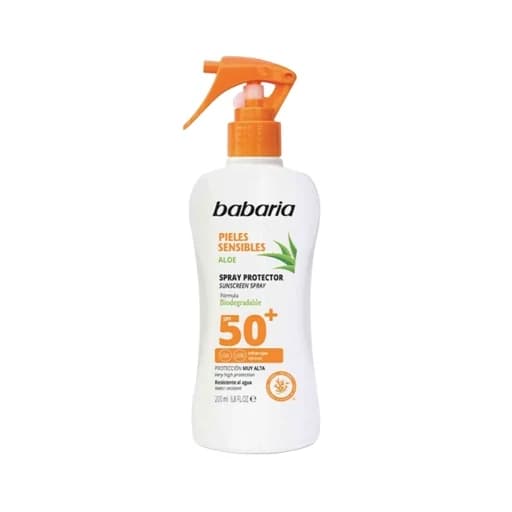اسپری ضدآفتاب SPF 50 پوست حساس باباریا 200 میل — تصویر ۲