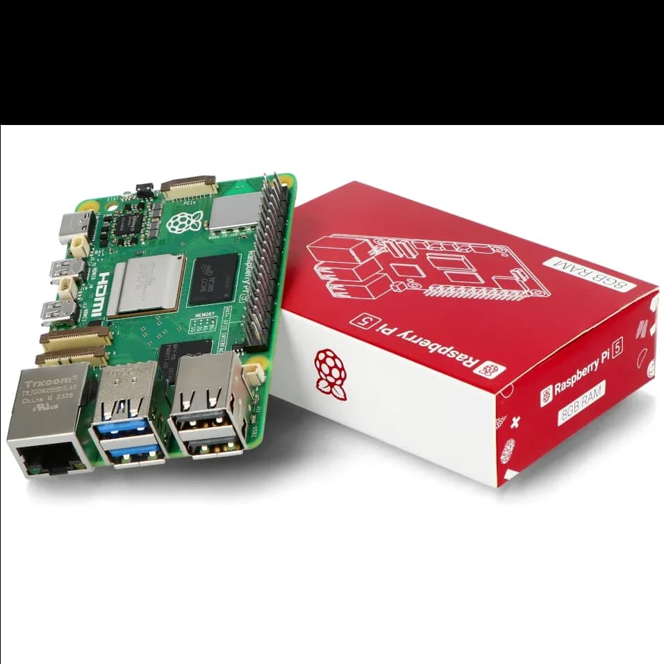 برد رسپبری پای 5 تولید انگلستان با رم 16 گیگابایت | Raspberry pi 5 with 16G RAM