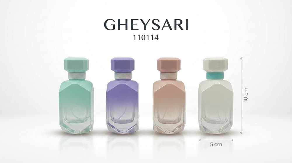 شیشه عطر الماسی ۵۰ میل 12 عددی