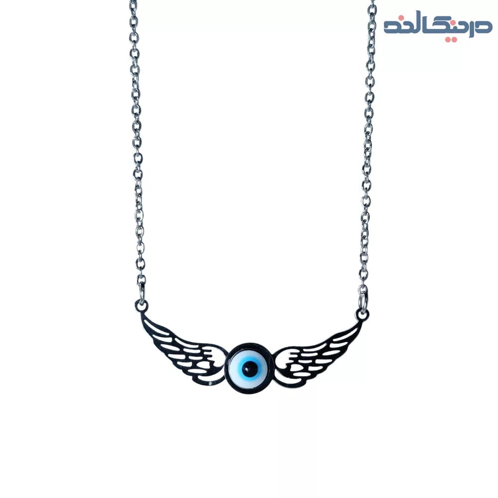 گردنبند دخترانه طرح فرشته و چشم